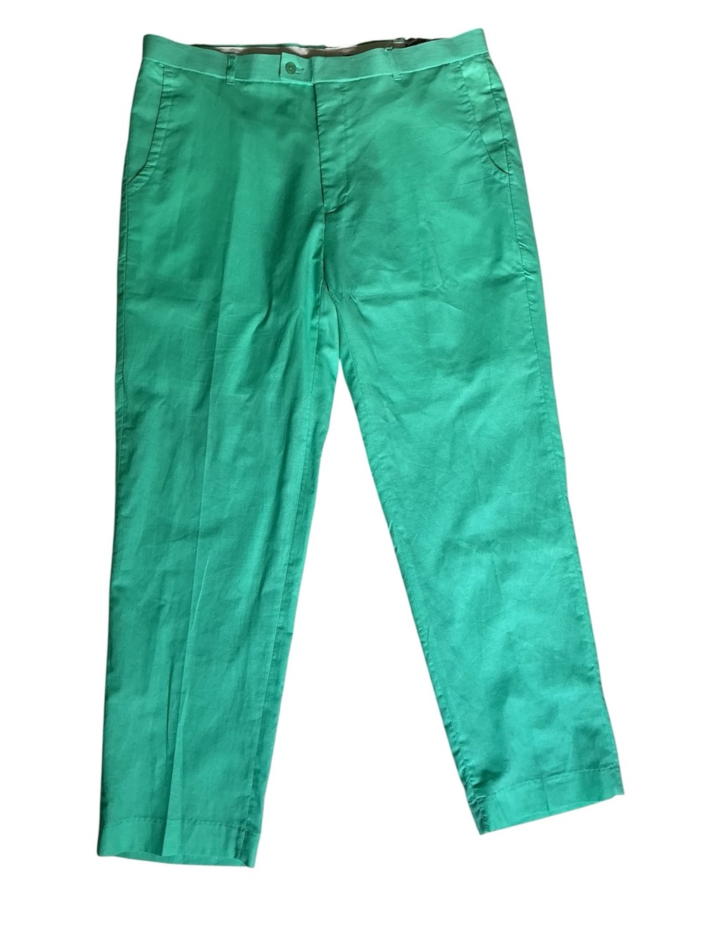 Stacy Adams Teal Green Chinos